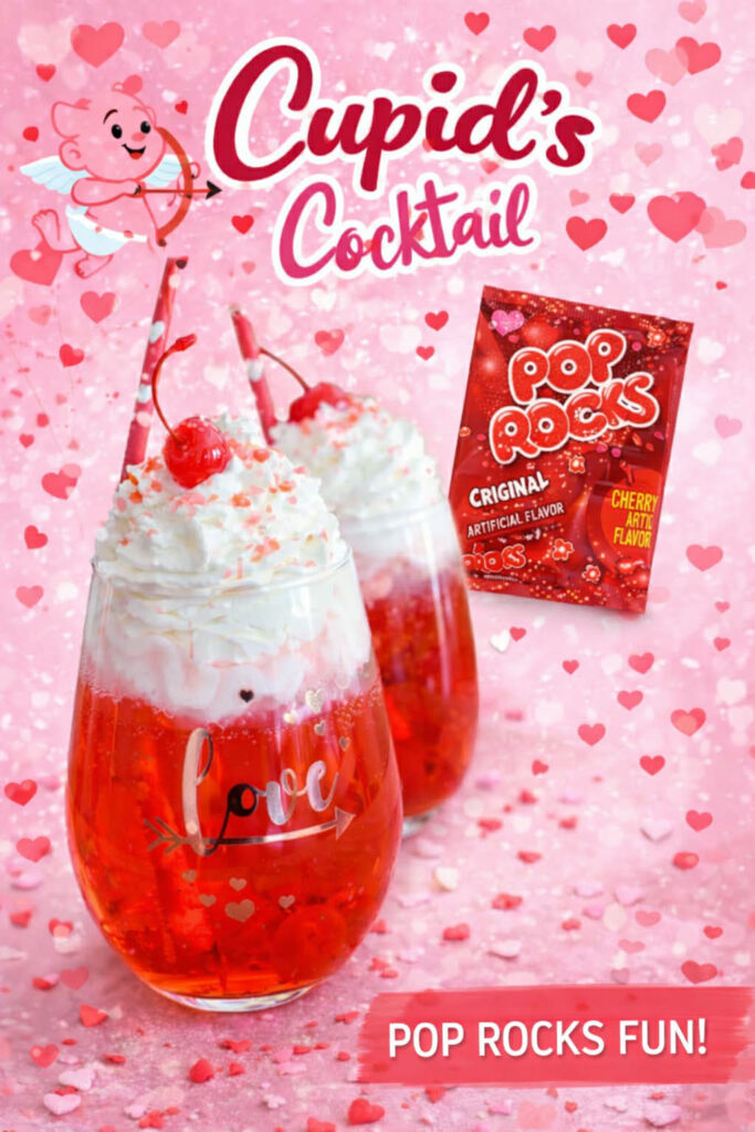 cupid's cocktail pin. new 1