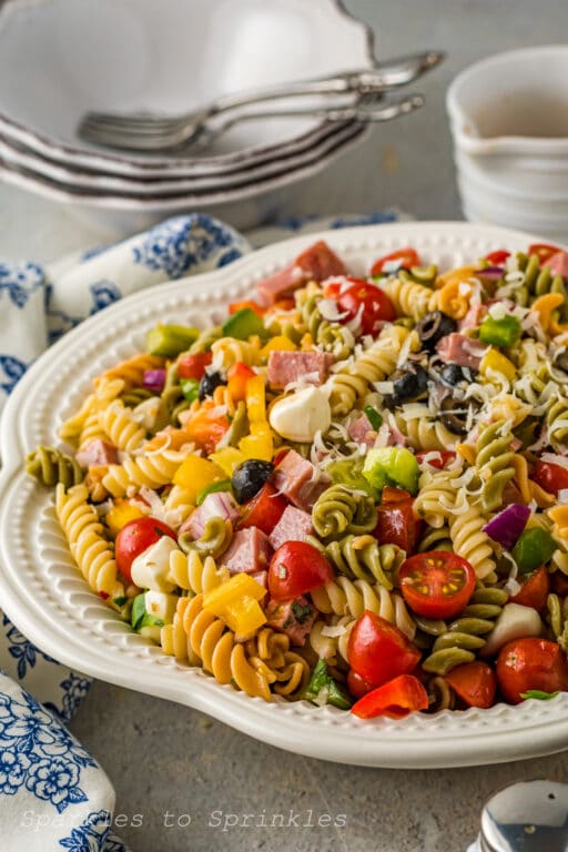 Italian Pasta Salad Sparkles to Sprinkles