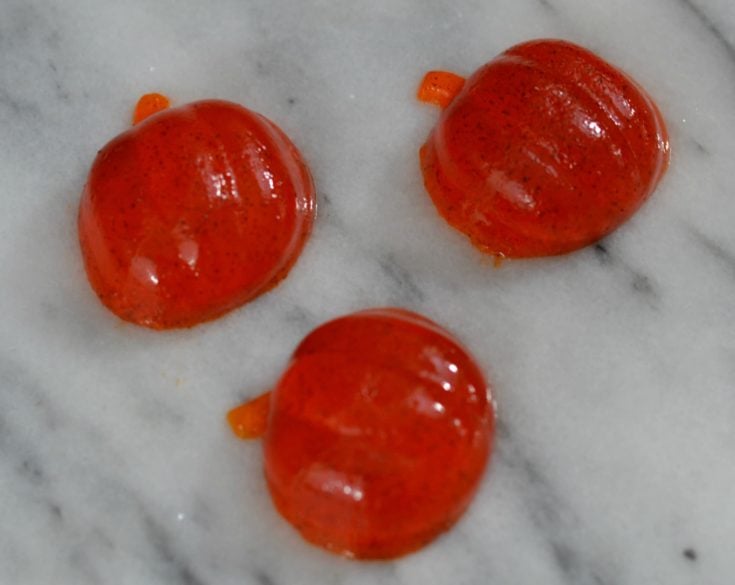 Pumpkin Jello Jigglers Shots