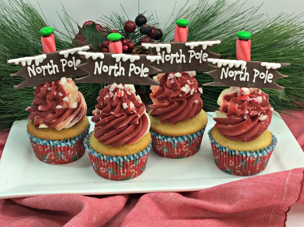 North Pole Cupcakes 1