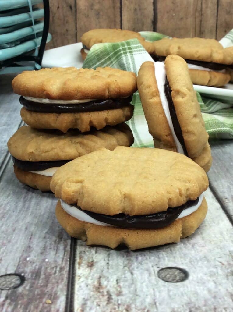 Peanut Butter Smores Cookies