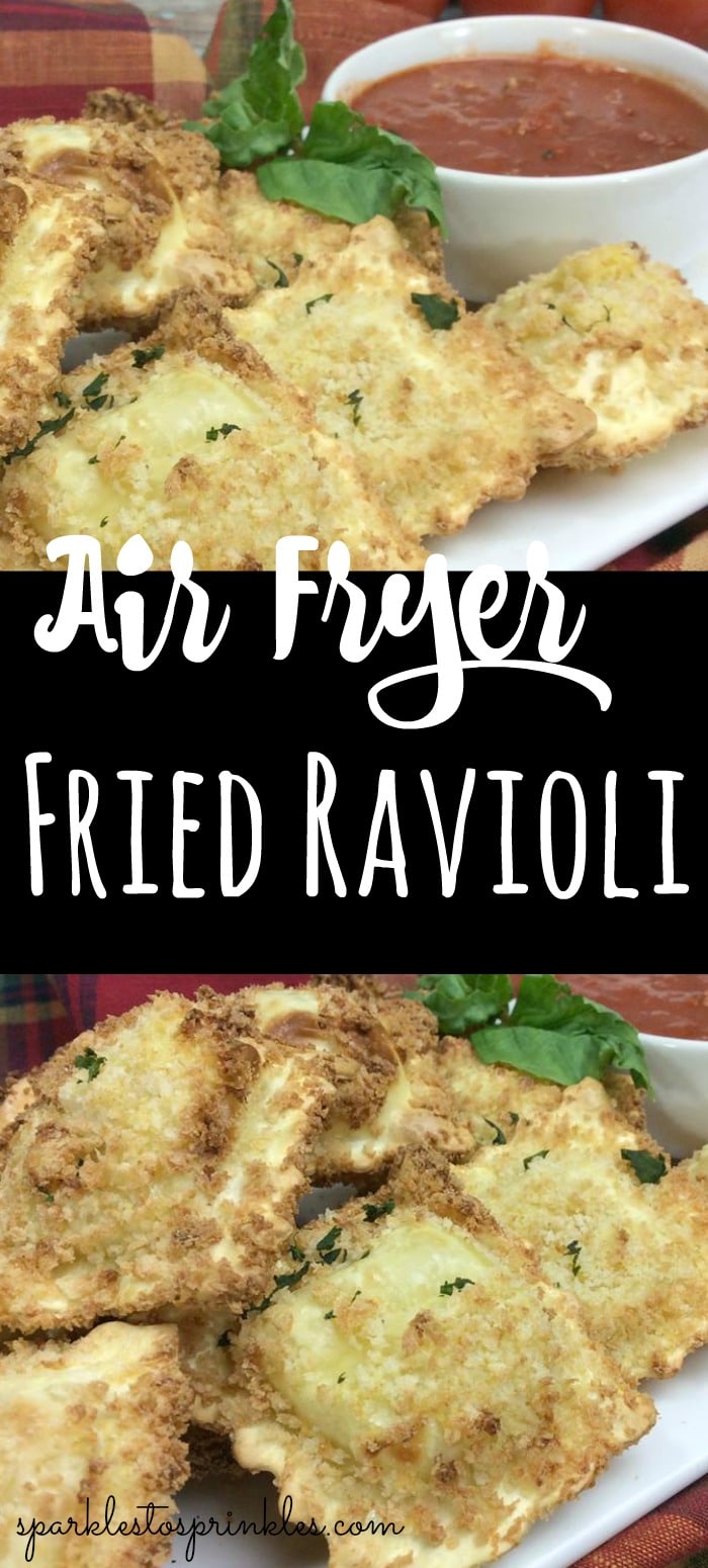 Air Fryer Fried Ravioli Healthier crispy version