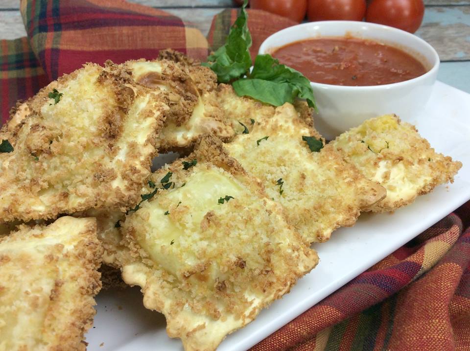 Air Fryer Fried Ravioli Healthier crispy version