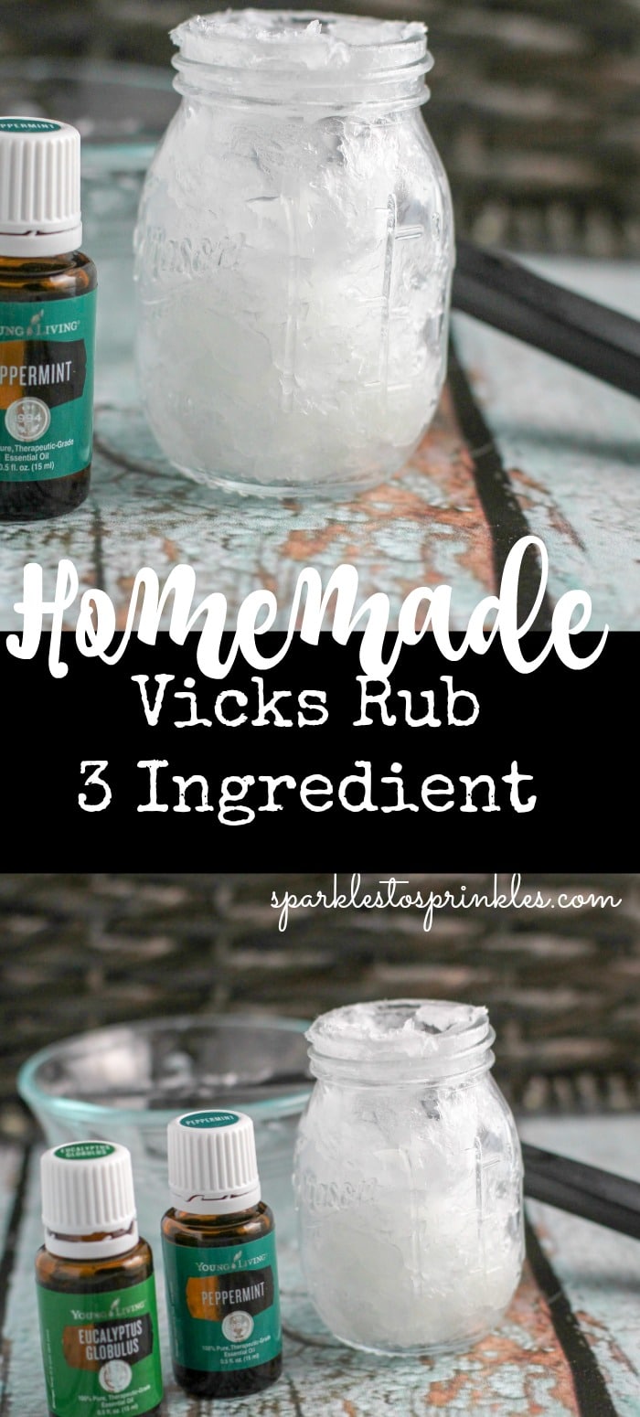 Homemade Vicks Rub with Essential Oils Using only 3 Ingredients Sparkles to Sprinkles