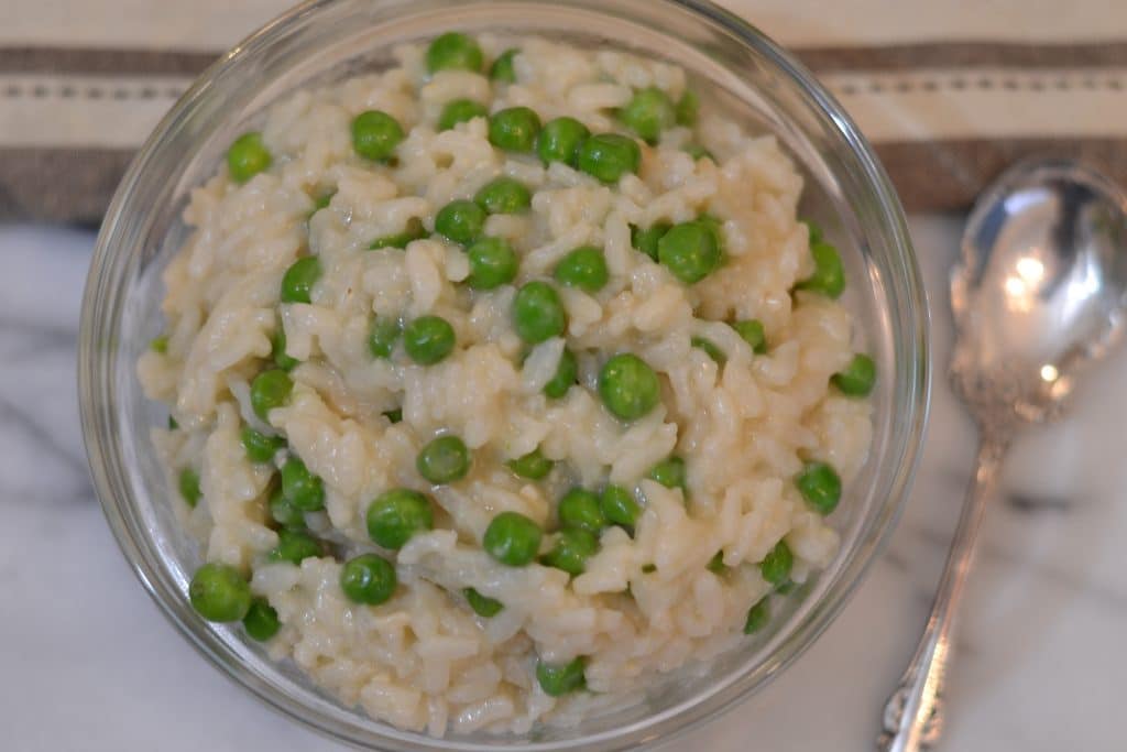 Instant Pot Parmesan Risotto With Peas