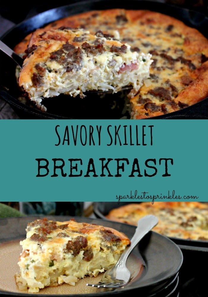 Savory Breakfast Skillet Sparkles to Sprinkles