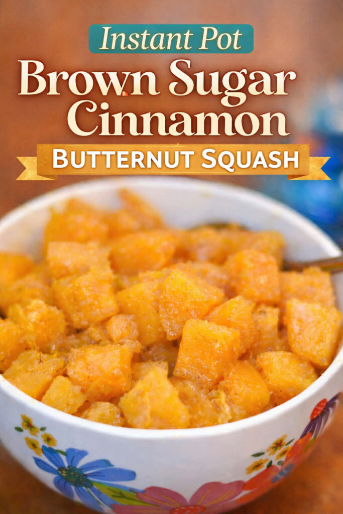 instant pot brown sugar cinnamon butternut squash