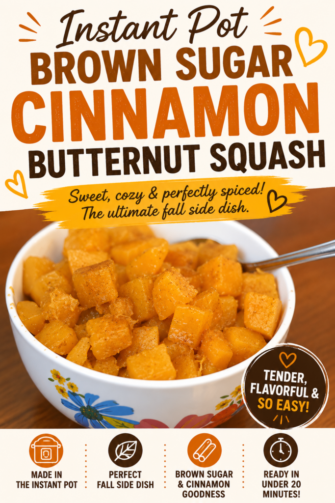 instant pot brown sugar cinnamon squash pin new