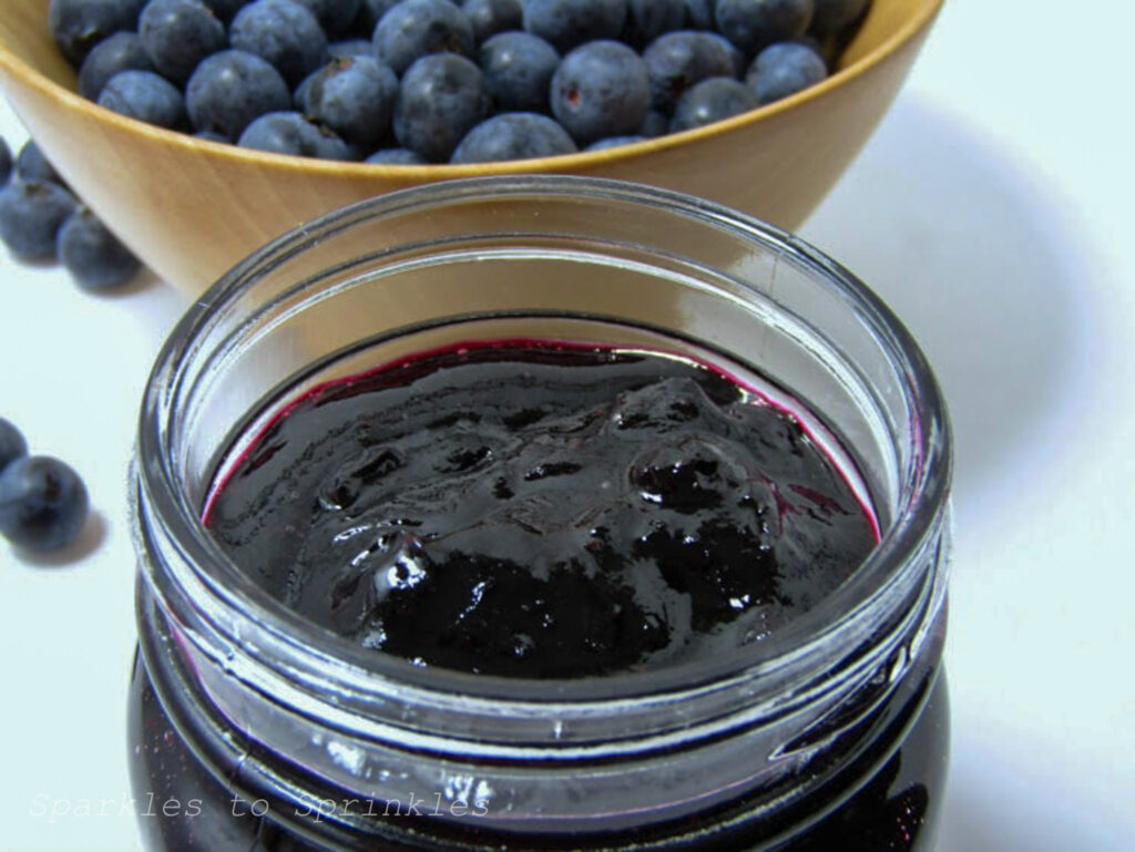instant pot blueberry jam