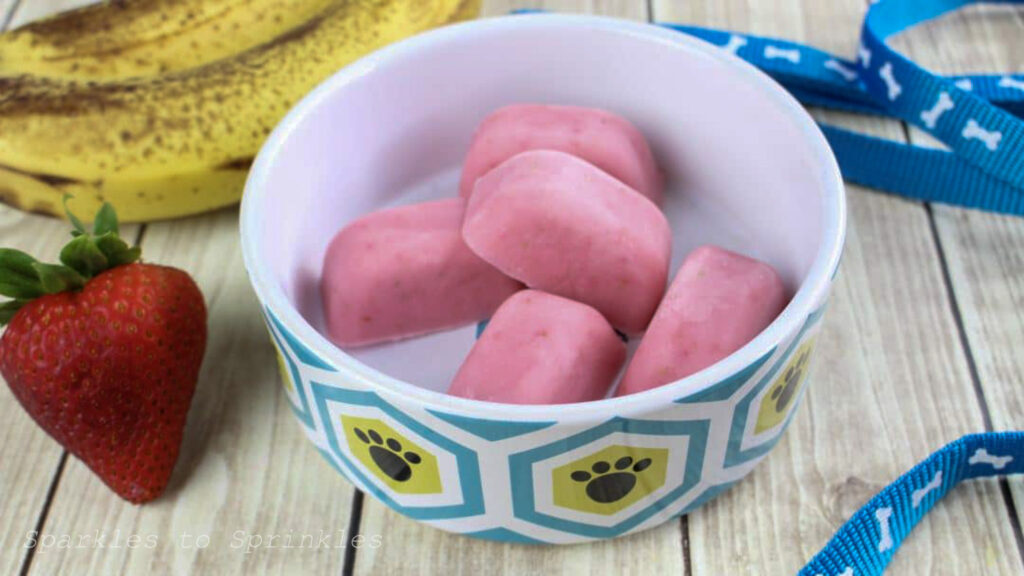 frozen yogurt dog treats