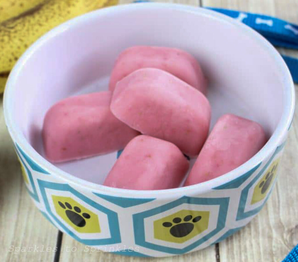 frozen yogurt dog treats