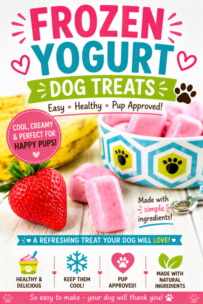 frozen yogurt dog treats pin new