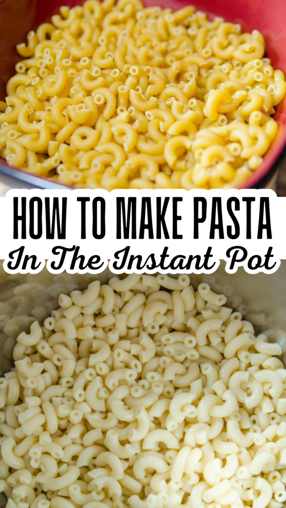 how to make pasta in the instant pot long pin