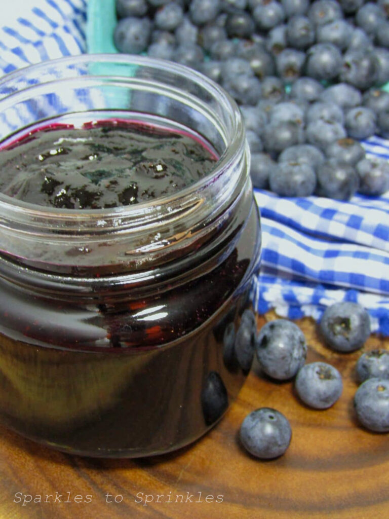 instant pot blueberry jam