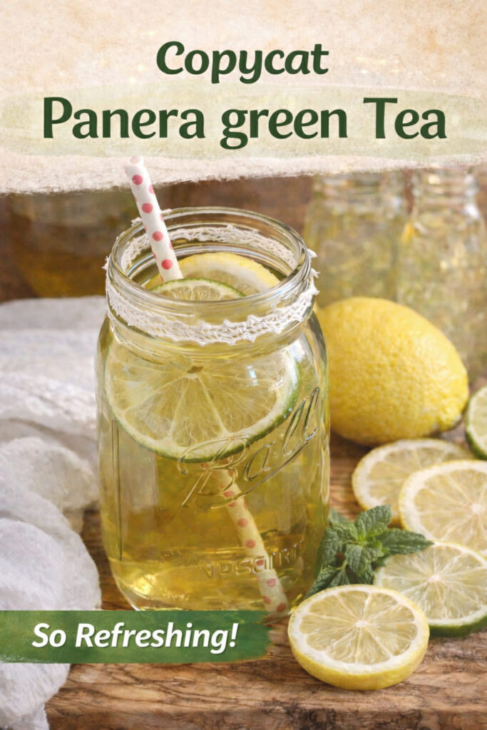 copycat panera green tea pin new