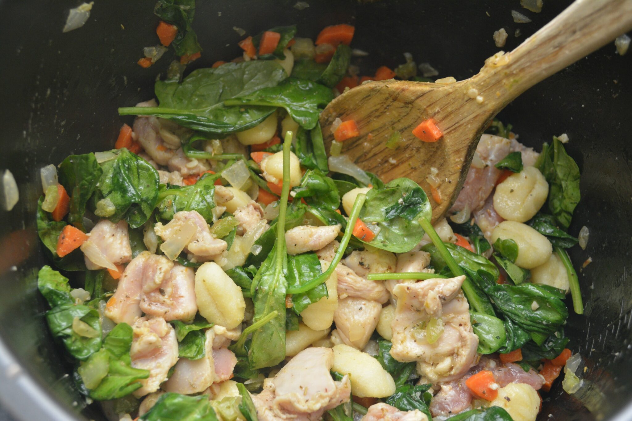 Instant Pot Copycat Olive Garden Chicken Gnocchi Soup Sparkles to Sprinkles