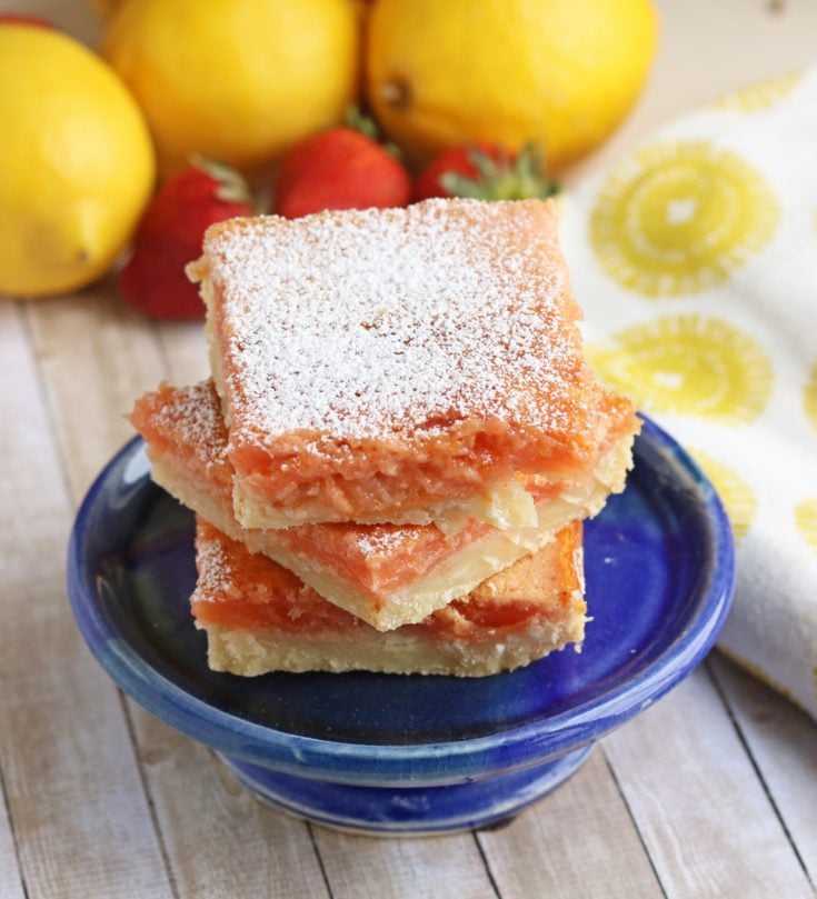 Pink Lemonade Bars