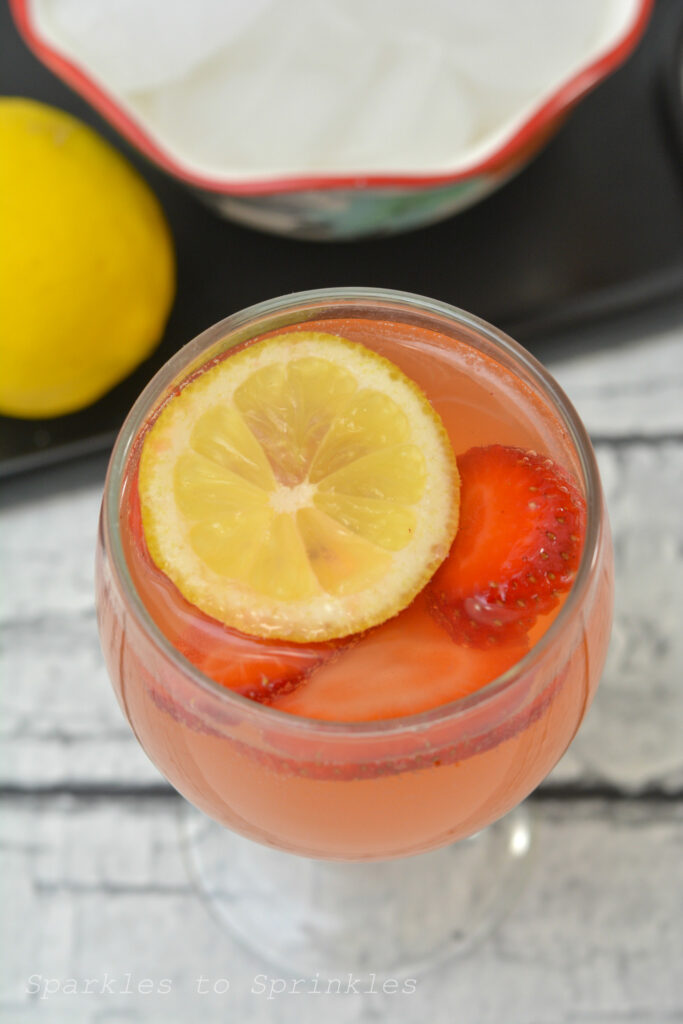 Strawberry Lemonade Moscato Punch