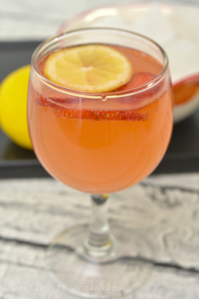 Strawberry Lemonade Moscato Punch