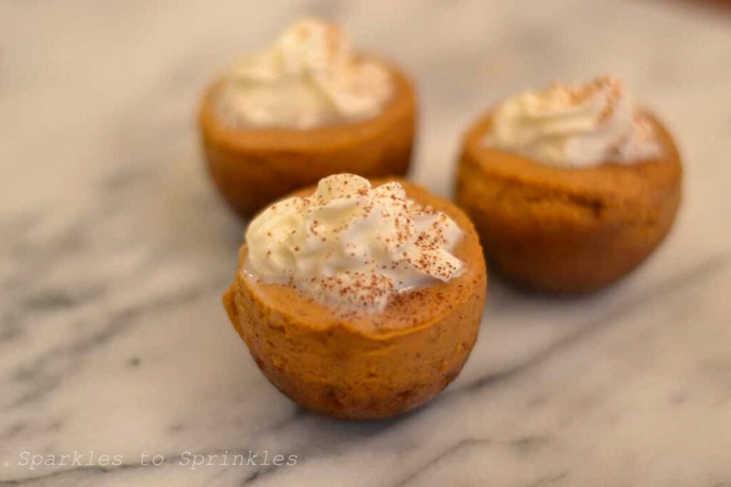 instant pot pumpkin pie bites