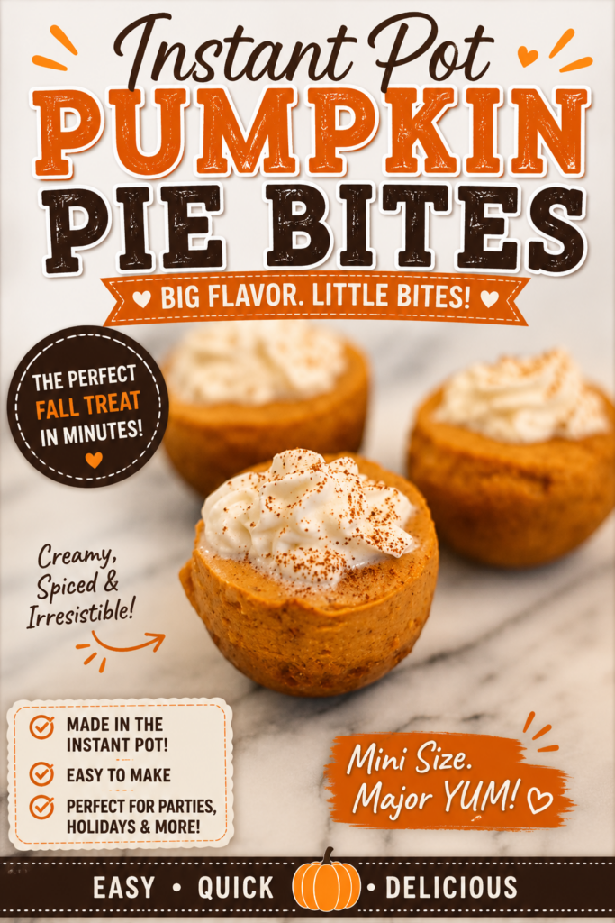 instant pot pumpkin pie bites pin new