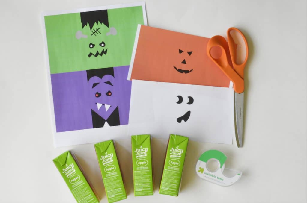 Halloween Juice Box Printables