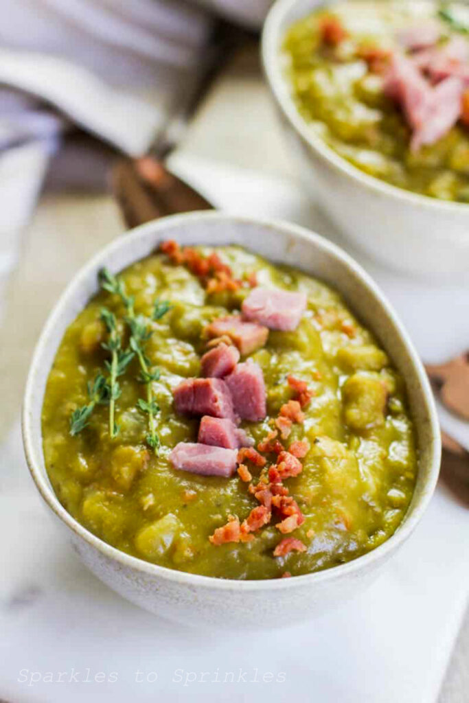instant pot split pea and ham soup 2
