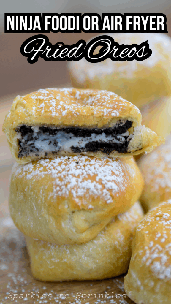 ninja foodi or air fryer fried oreos long pin