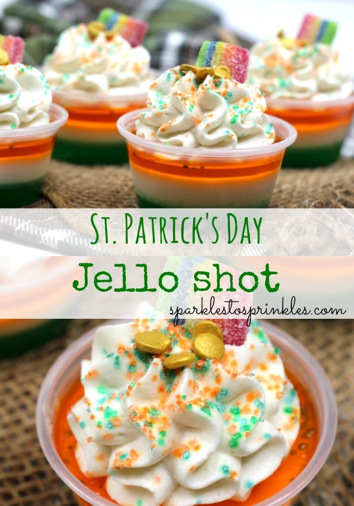 easy st paddys day jello shots