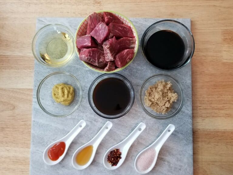 Air Fryer or Ninja Foodi Steak Kabobs Sparkles to Sprinkles