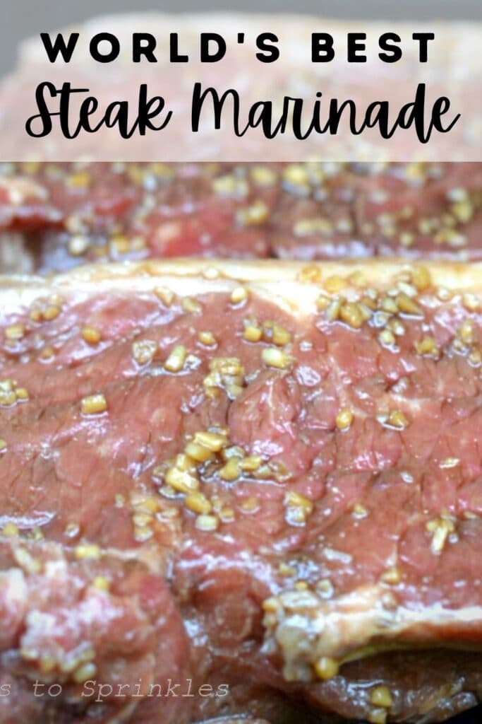 World's Best Steak Marinade Recipe