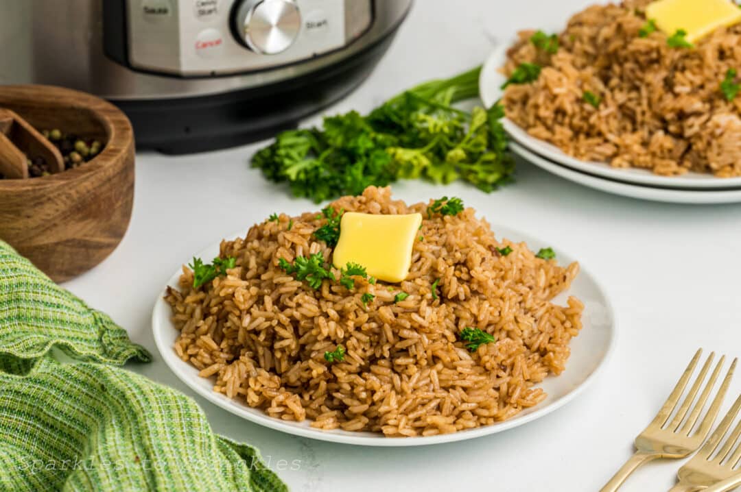 Instant Pot Stick Of Butter Rice Sparkles to Sprinkles
