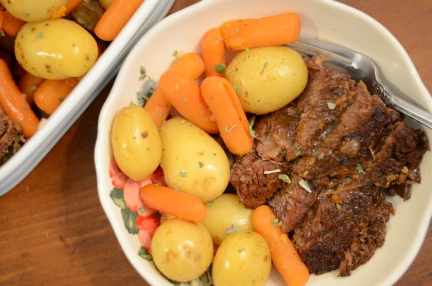 Ninja Foodi Pot Roast (Pressure Cooker Pot Roast) - Curbing Carbs