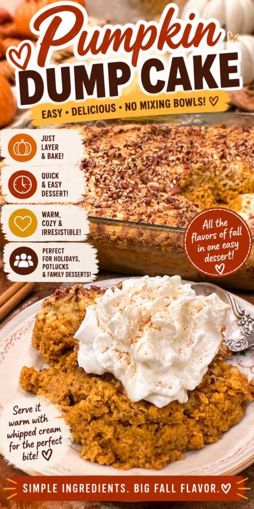 pumpkin dump cake pin