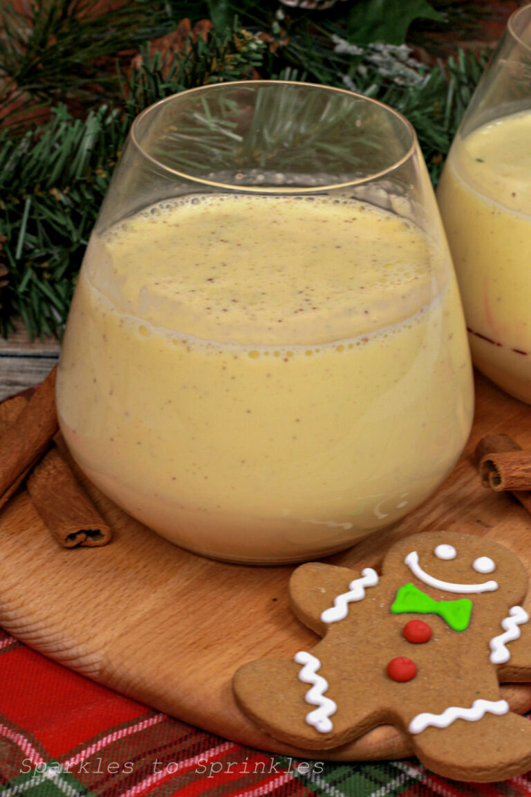 Gingerbread Eggnog Cocktail: A Festive Holiday Sip - Sparkles to Sprinkles