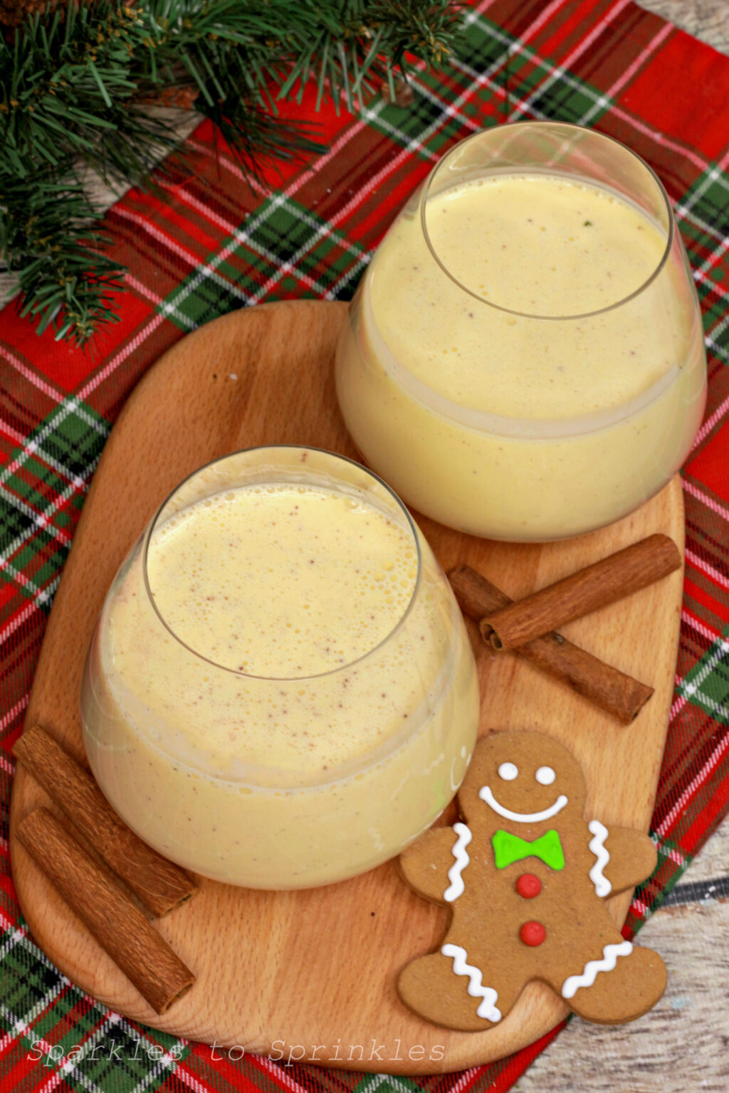 Gingerbread Eggnog Cocktail: A Festive Holiday Sip - Sparkles to Sprinkles