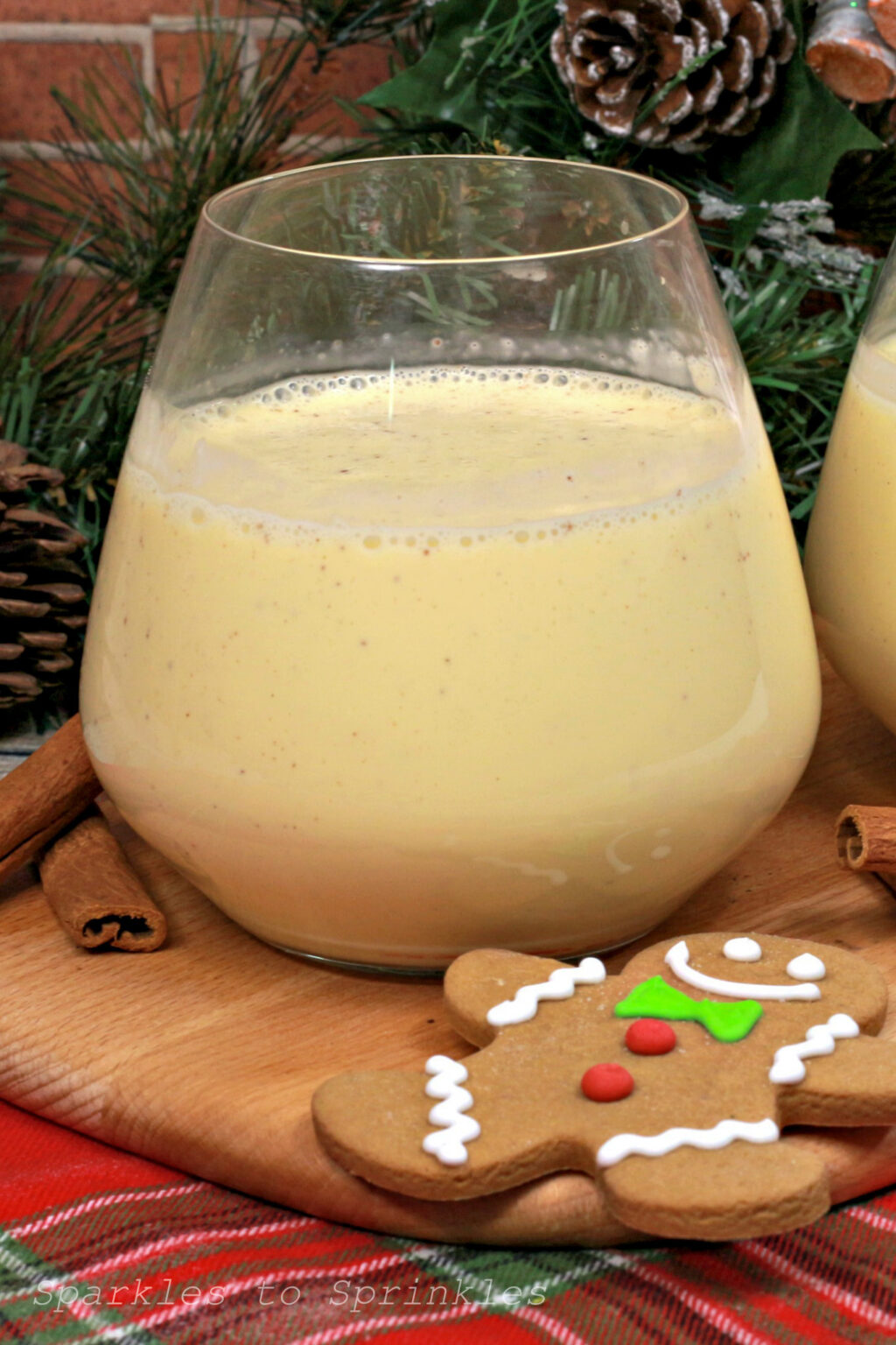 Gingerbread Eggnog Cocktail: A Festive Holiday Sip - Sparkles to Sprinkles