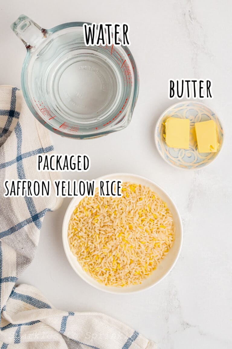 Instant Pot Packaged Saffron Yellow Rice Sparkles to Sprinkles