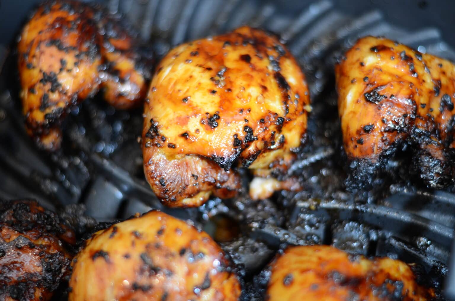 Ninja Foodi Grill Grilled Brown Sugar Glazed Chicken Thighs Sparkles