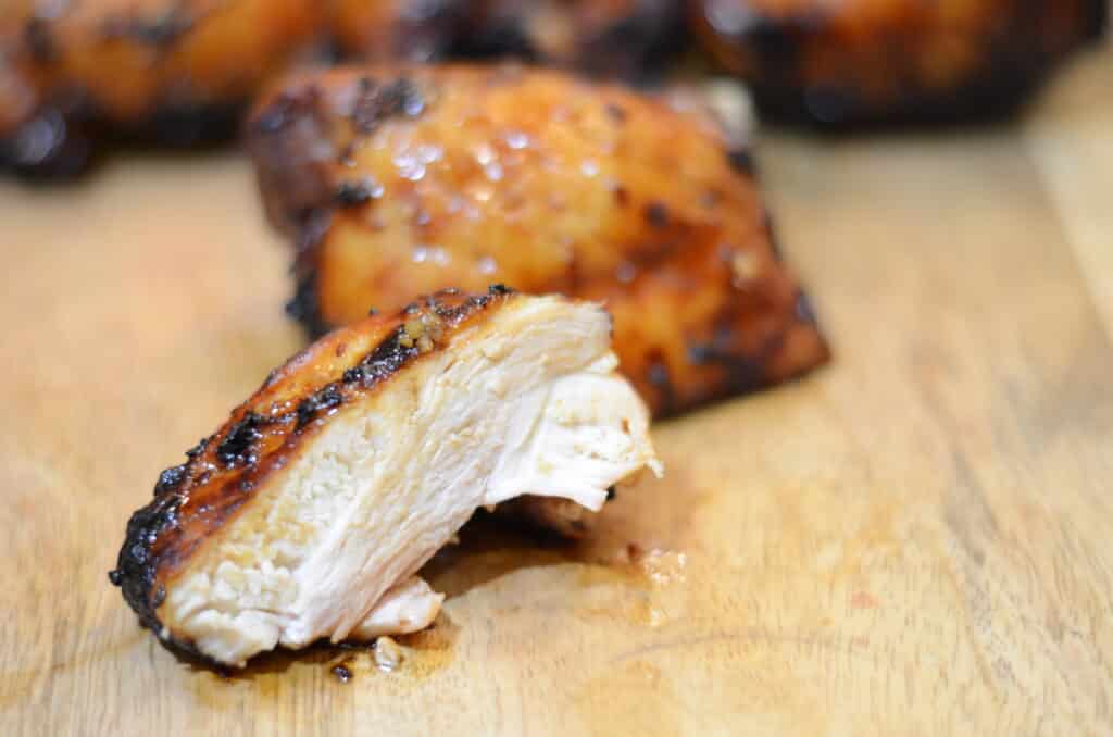 Ninja Foodi Grill Grilled Brown Sugar Glazed Chicken Thighs - Sparkles