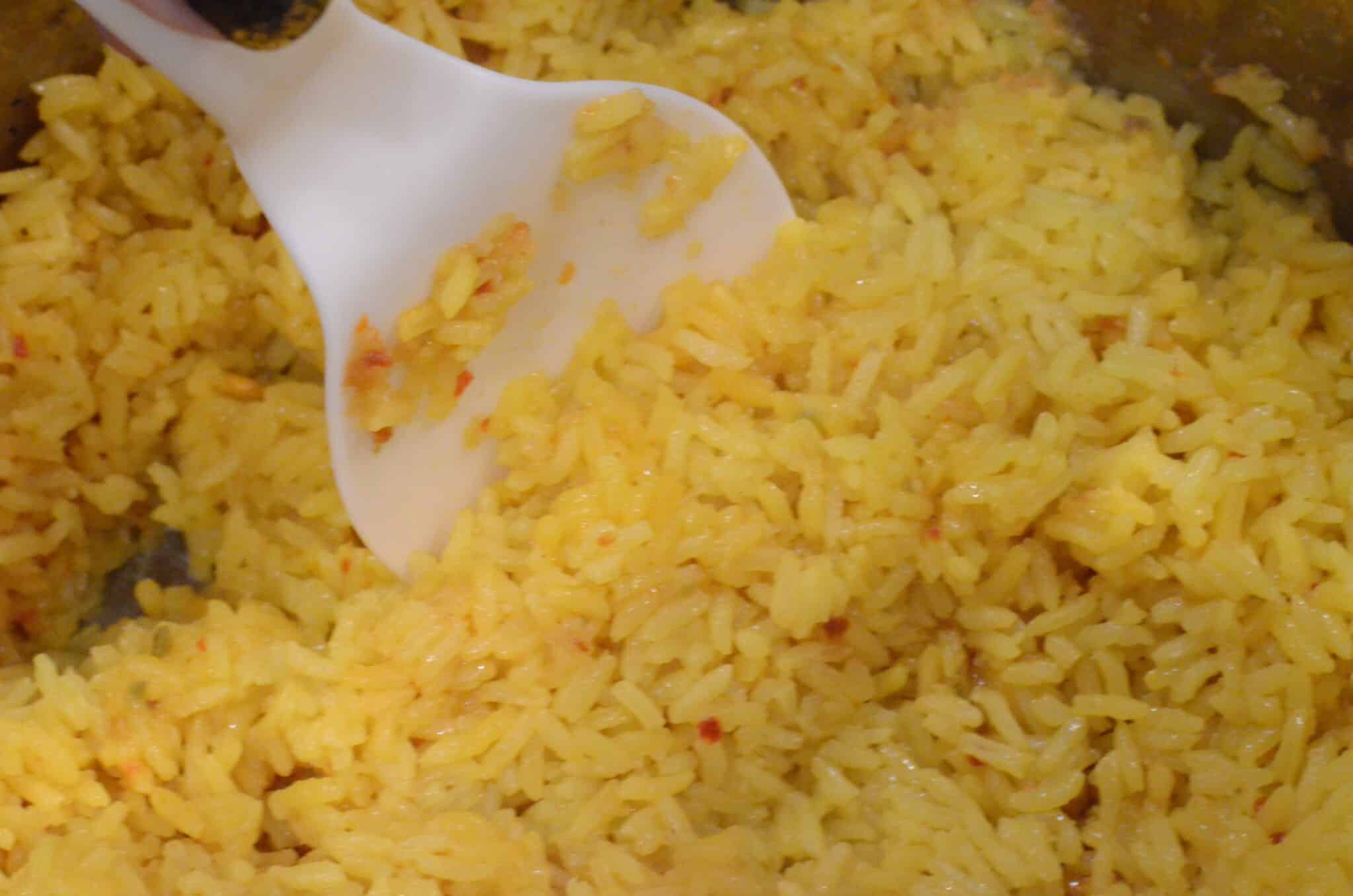 Instant Pot Packaged Saffron Yellow Rice Sparkles to Sprinkles