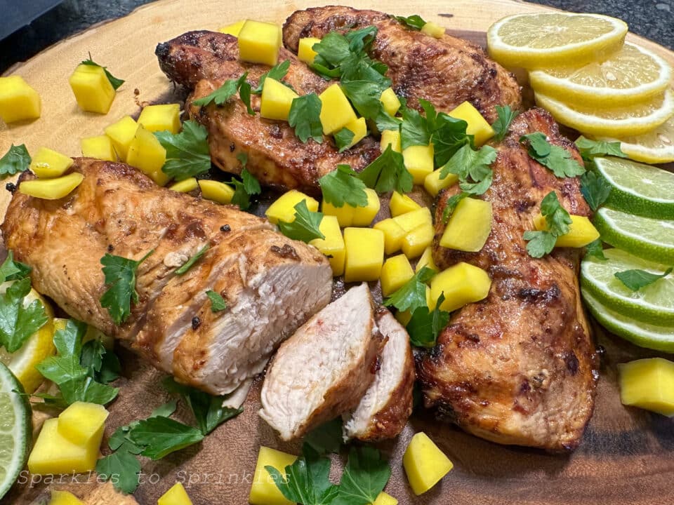 Ninja Foodi Grill Juicy Grilled Chicken Breasts Sparkles to Sprinkles