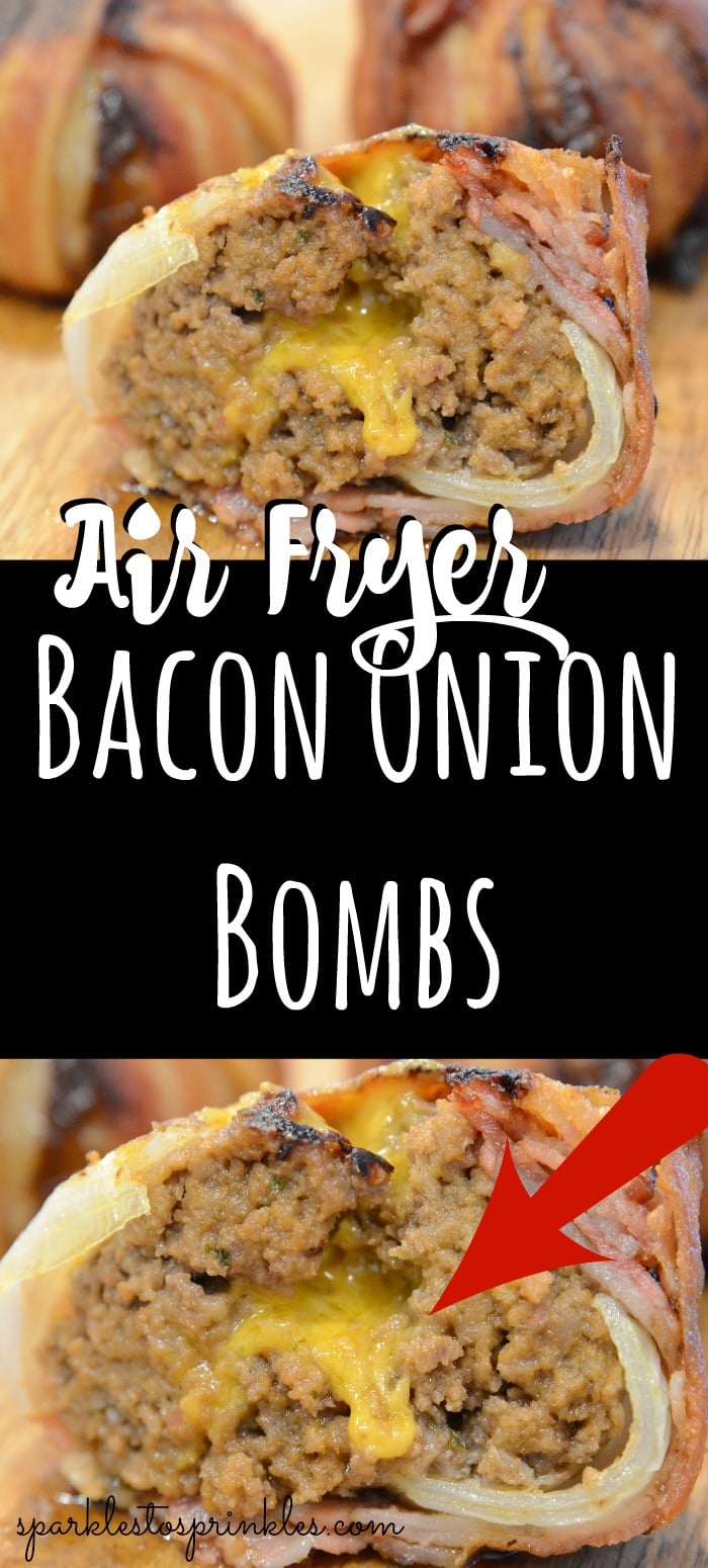 Air Fryer Bacon Onion Bombs - Sparkles to Sprinkles