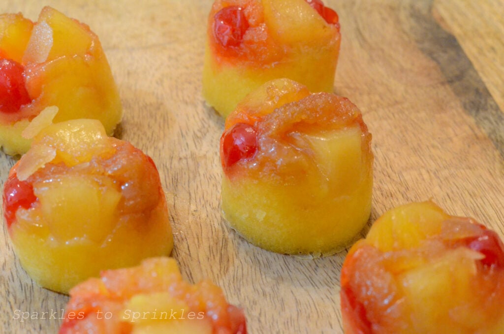 instant pot pineapple upside down bites