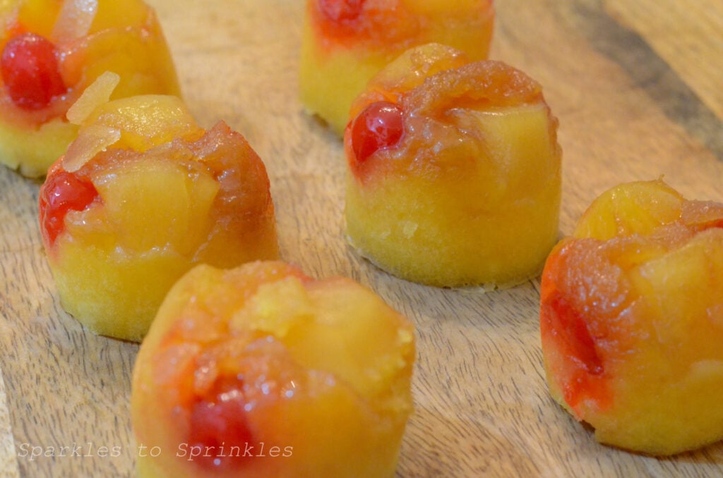 instant pot pineapple upside down bites