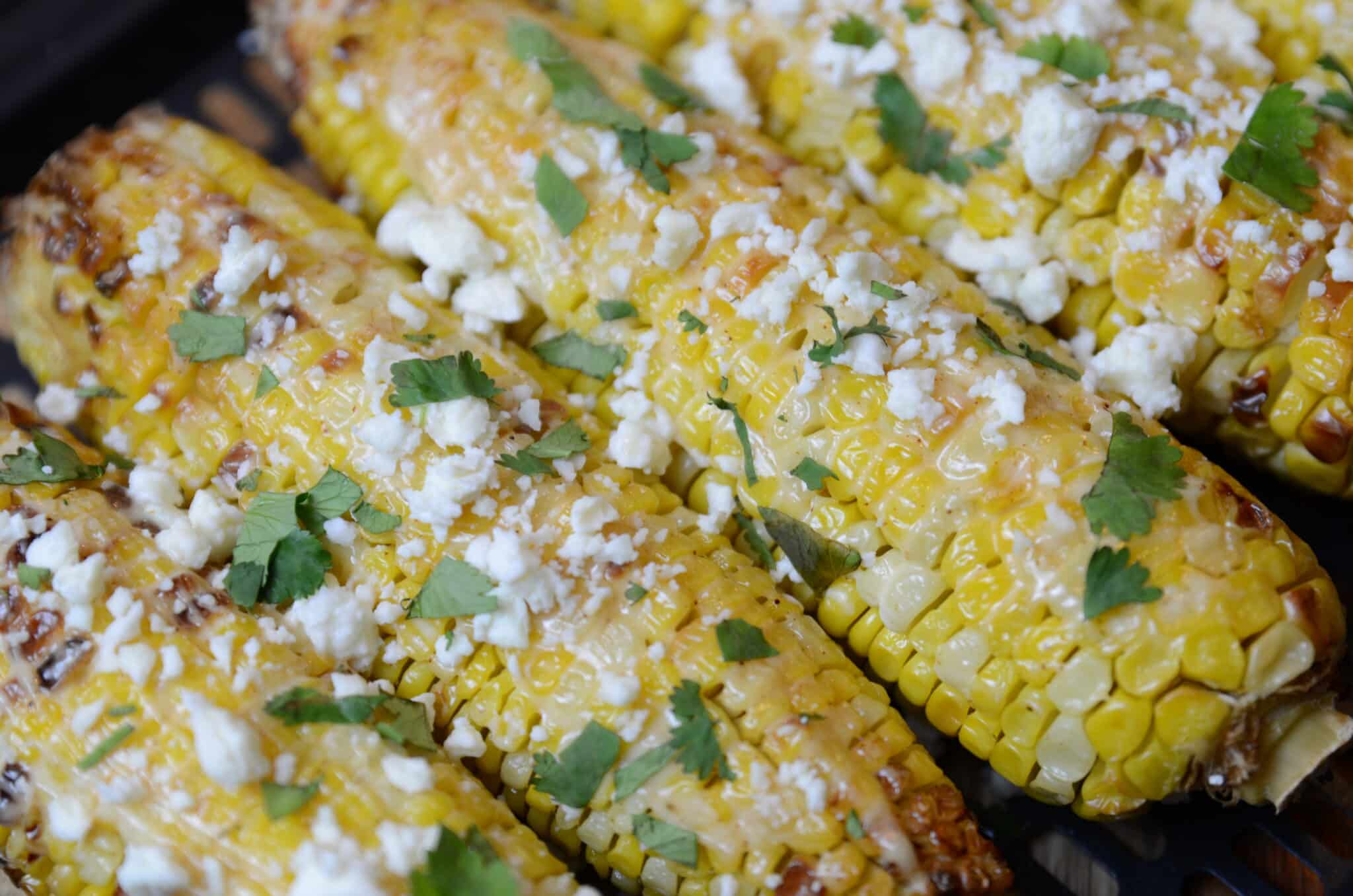 Air Fryer Mexican Street Corn Sparkles to Sprinkles