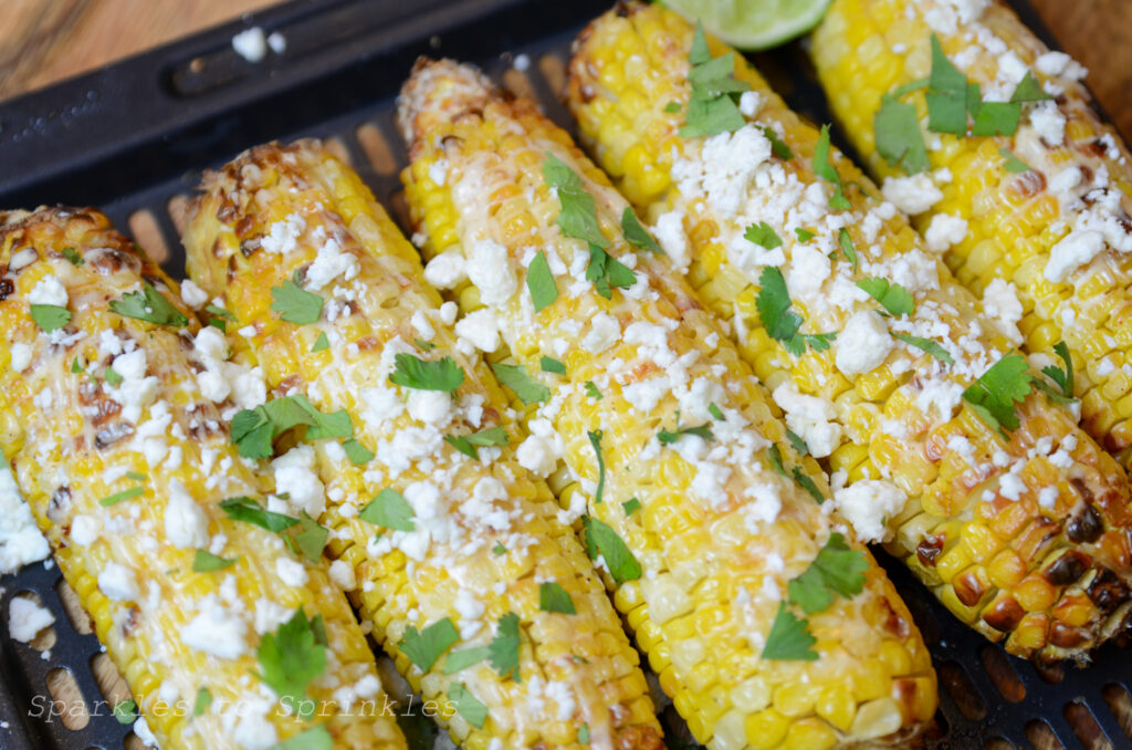 air fryer mexican street corn 4