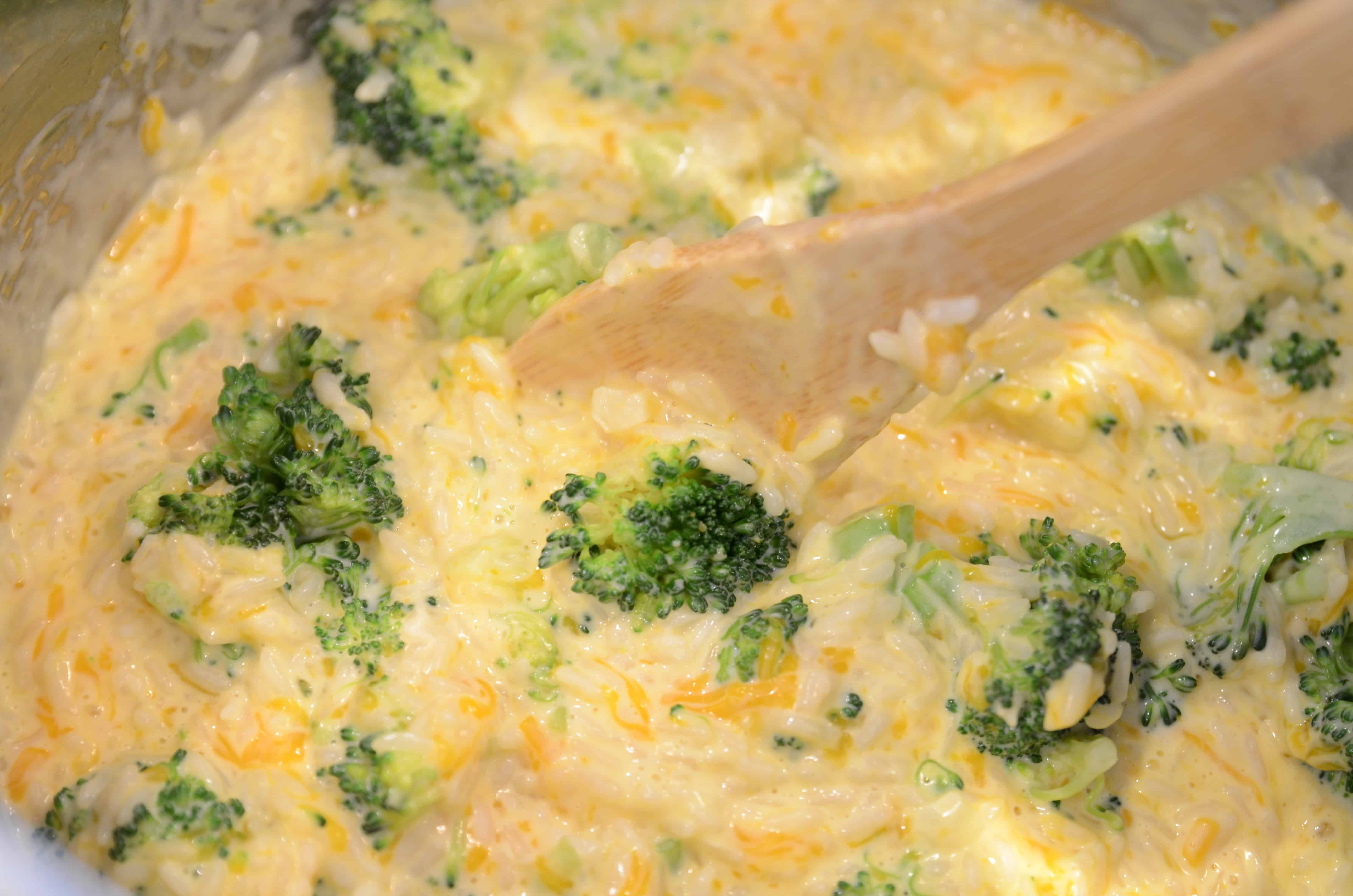 Instant Pot Cheesy Broccoli Rice Sparkles to Sprinkles