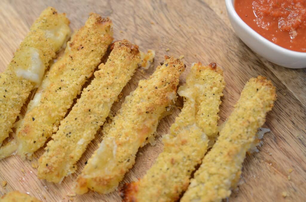 Air Fryer Mozzarella Sticks