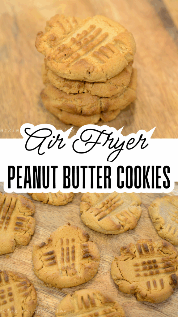 air fryer peanut butter cookies long pin